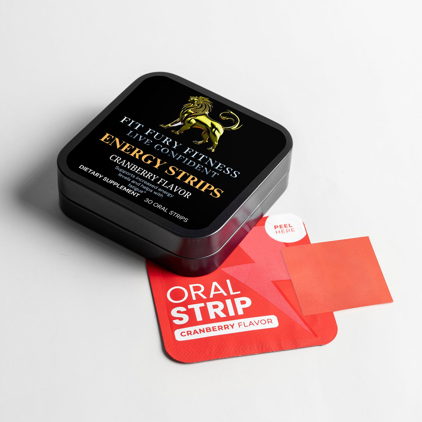 Energy Strips Cranberry Flavor