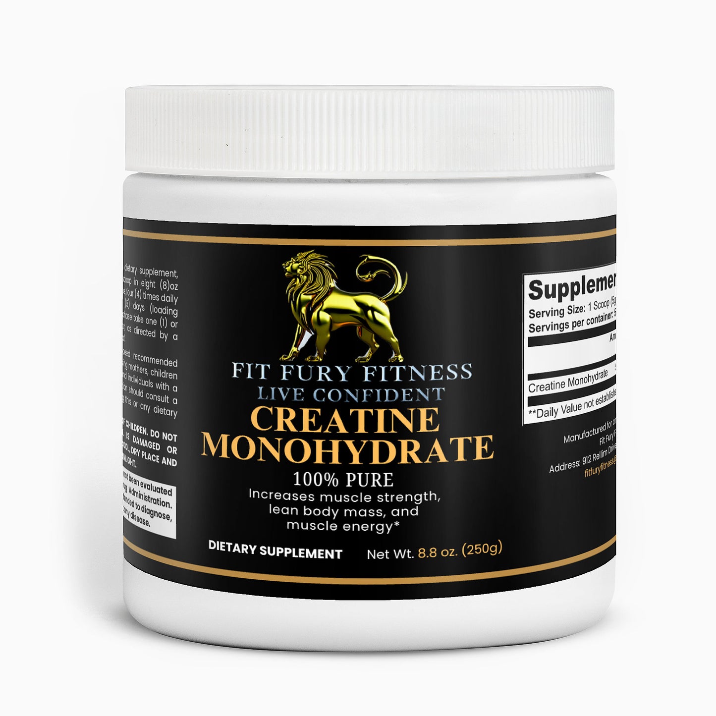 Creatine Monohydrate (Unflavored)