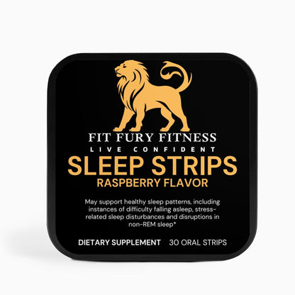 Sleep Strips - Raspberry Flavor - Fit Fury Fitness