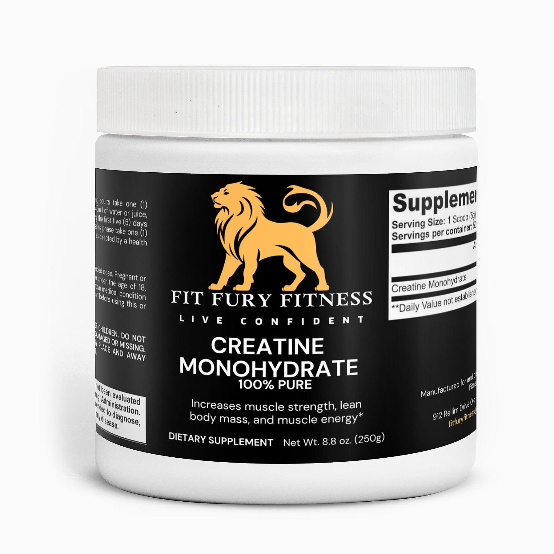 Creatine Monohydrate (Unflavored) - Fit Fury Fitness