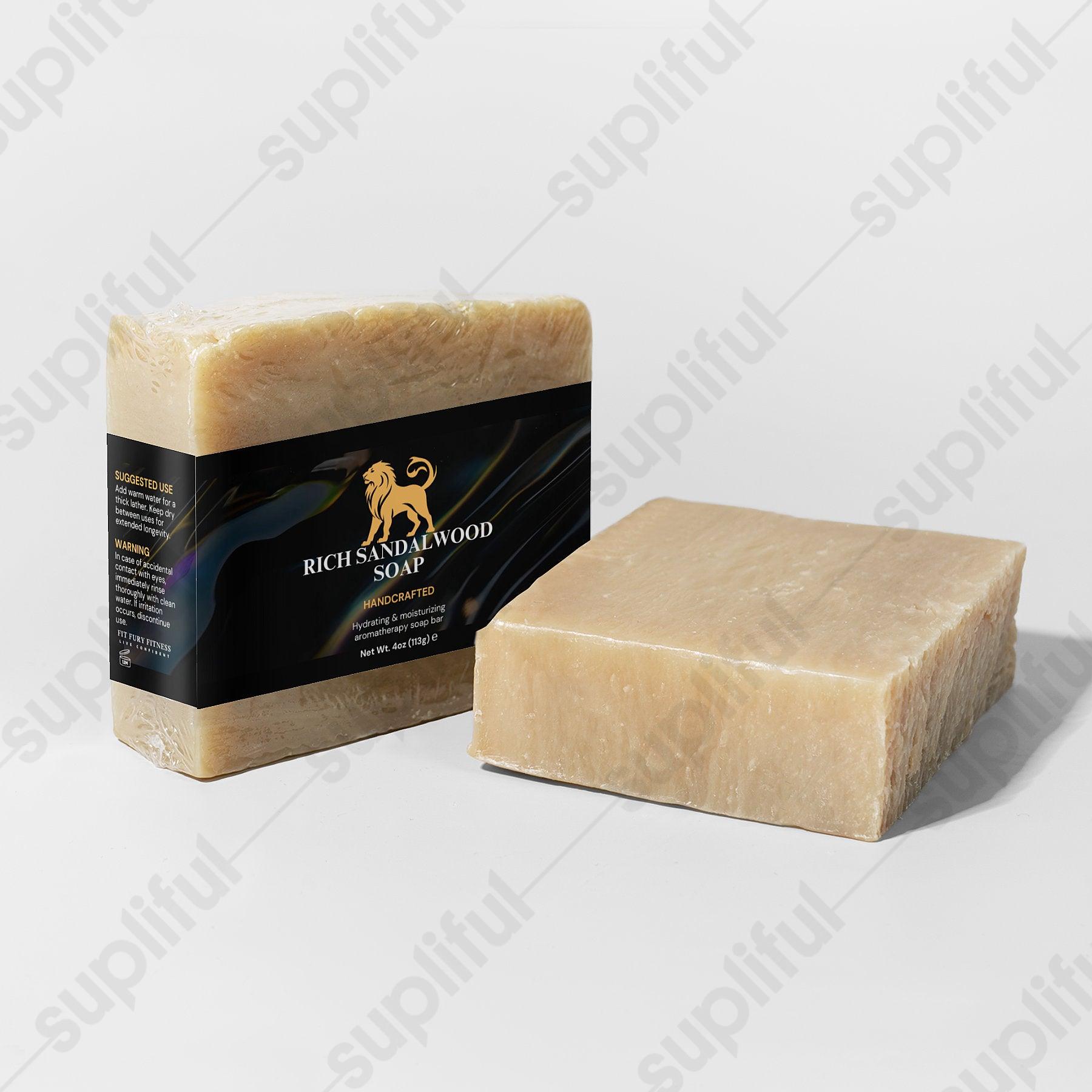 Rich Sandalwood Soap - Fit Fury Fitness