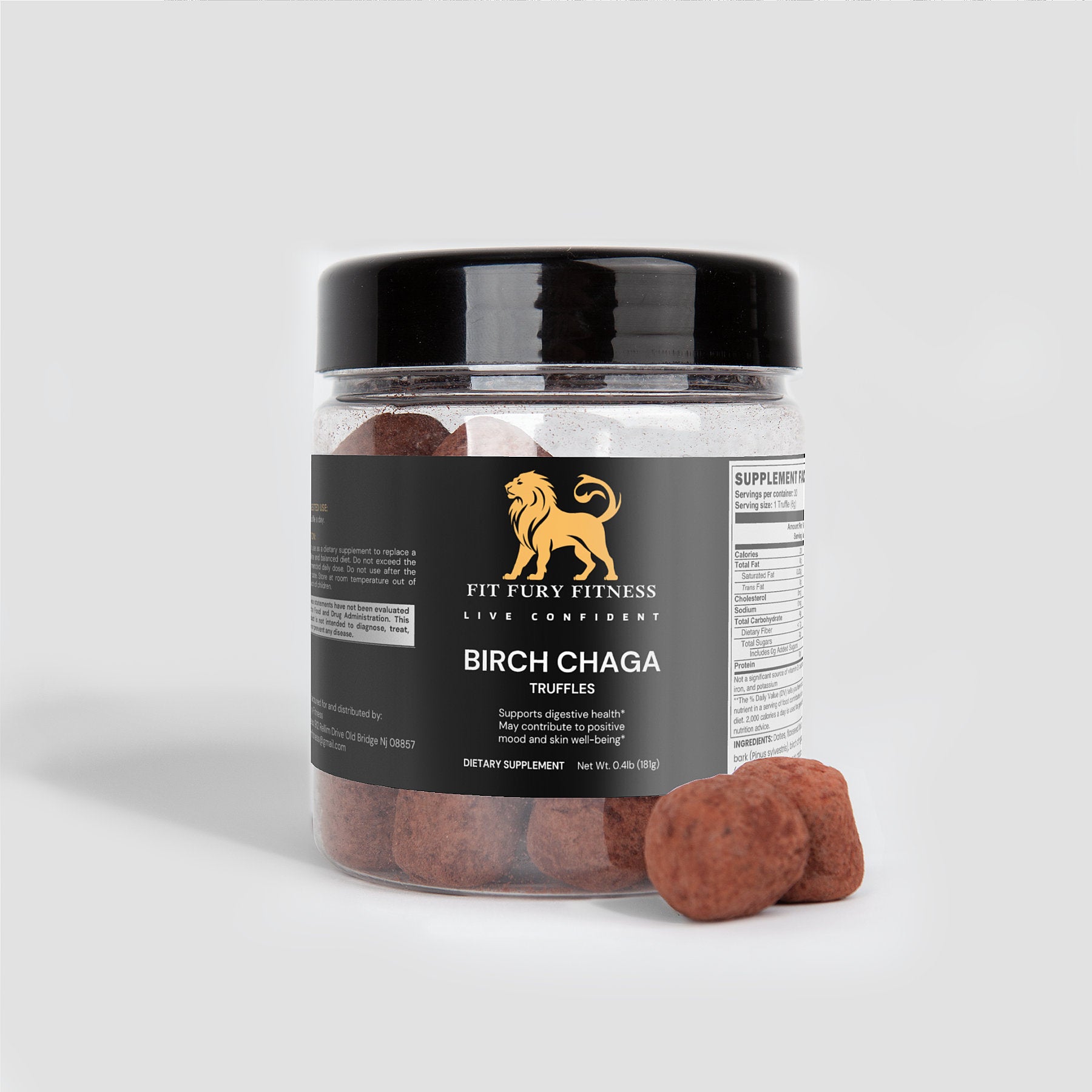 Birch Chaga Truffles - Fit Fury Fitness