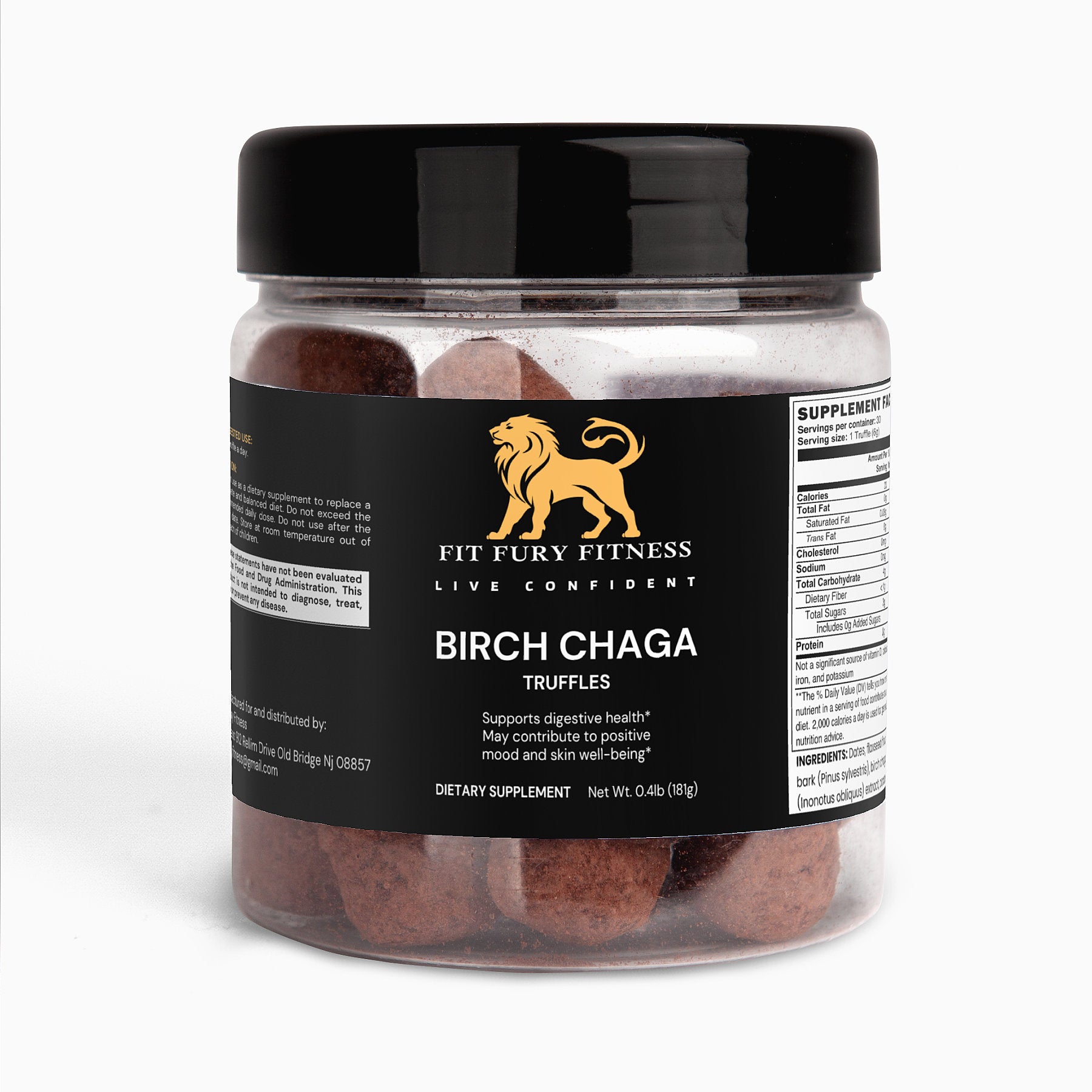 Birch Chaga Truffles - Fit Fury Fitness