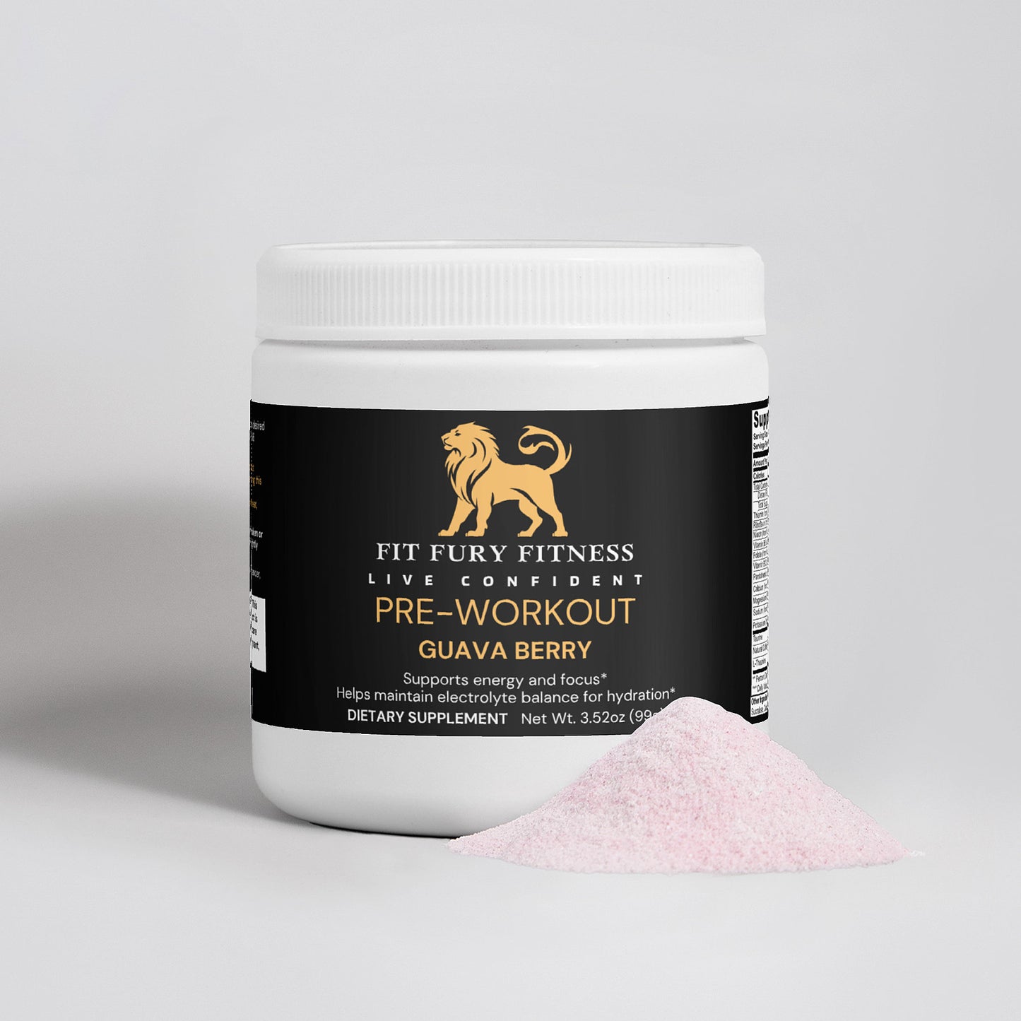 Pre-Workout (Guava Berry) - Fit Fury Fitness