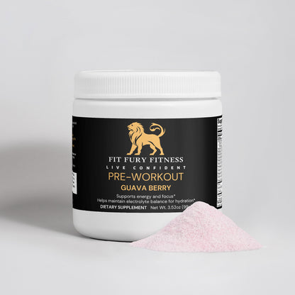 Pre-Workout (Guava Berry) - Fit Fury Fitness