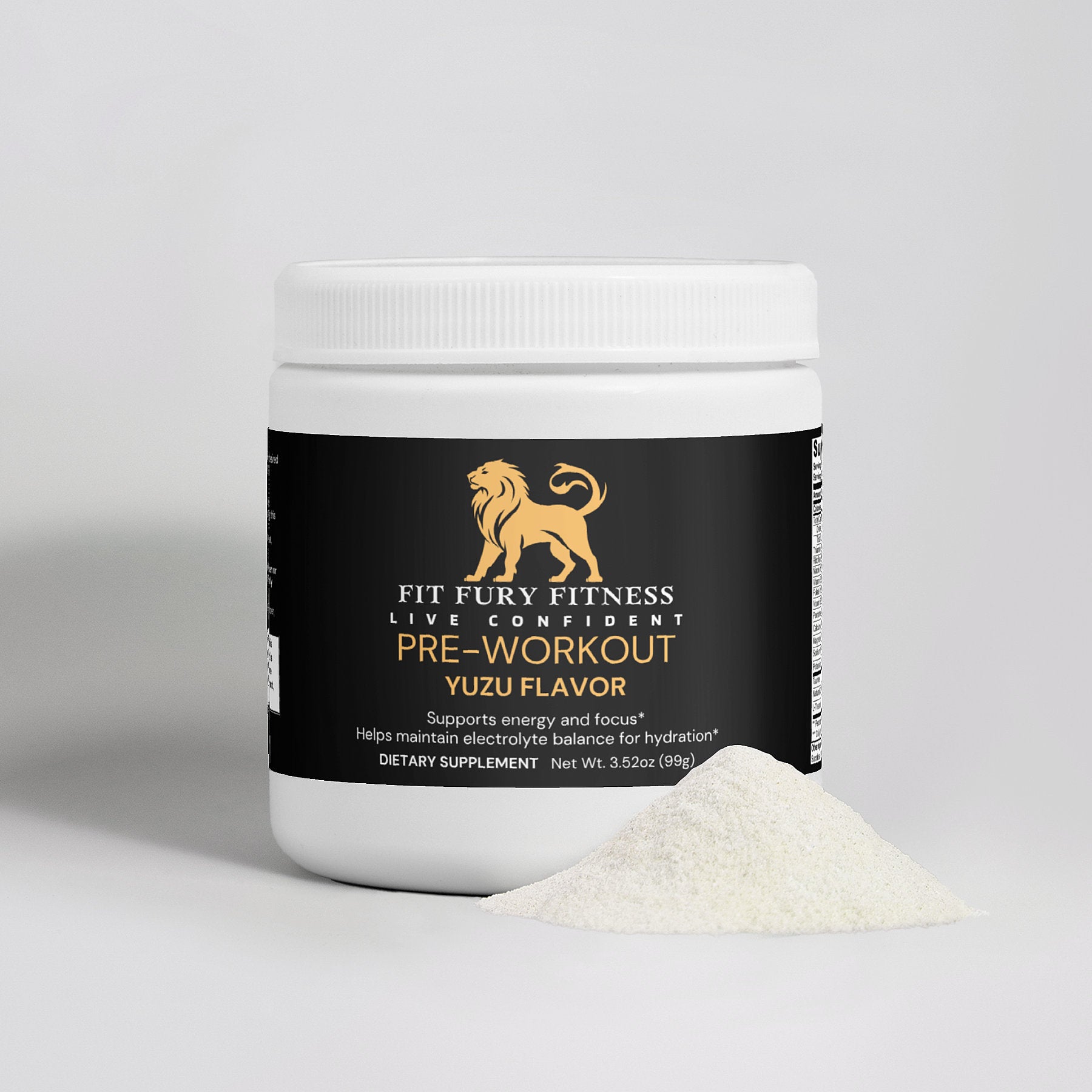 Pre-Workout (Yuzu Flavor) - Fit Fury Fitness