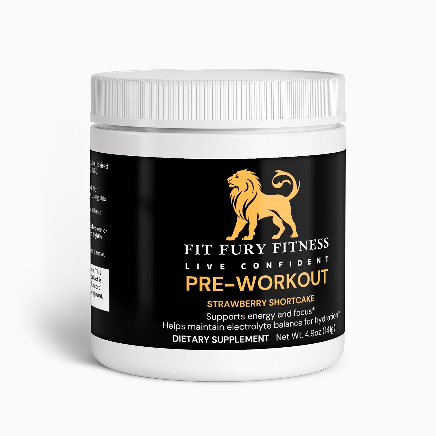 Pre Workout (Strawberry Shortcake) - Fit Fury Fitness