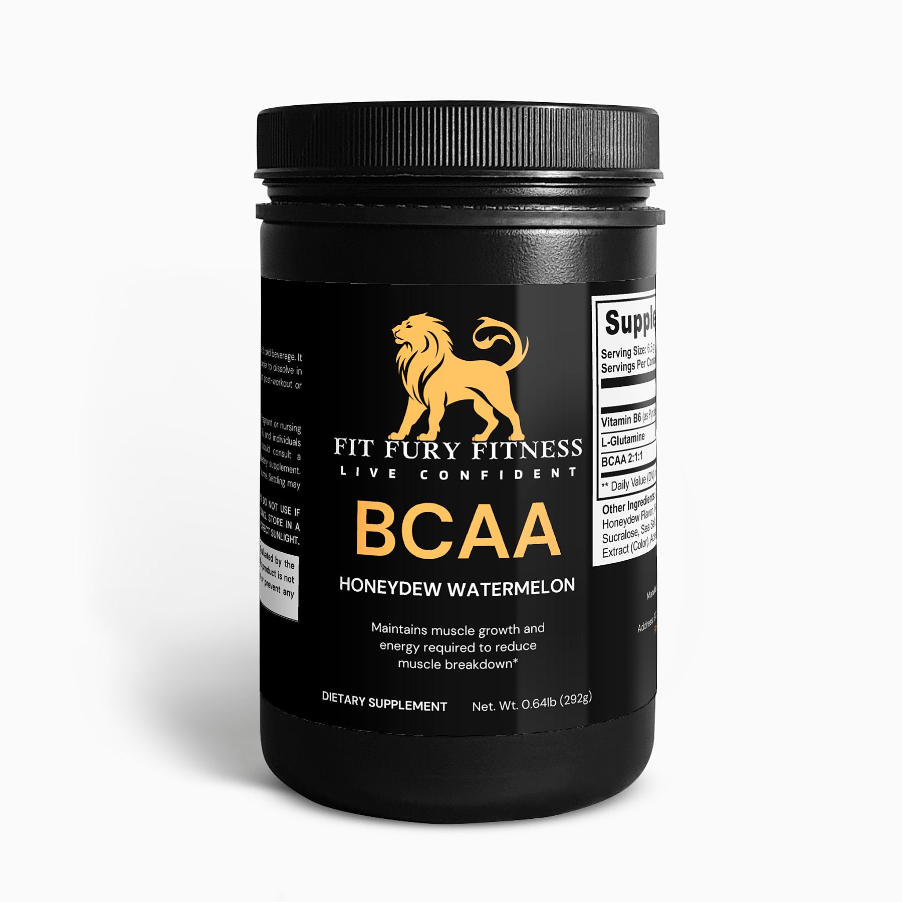 BCAA Post Workout Powder (Honeydew/Watermelon) - Fit Fury Fitness