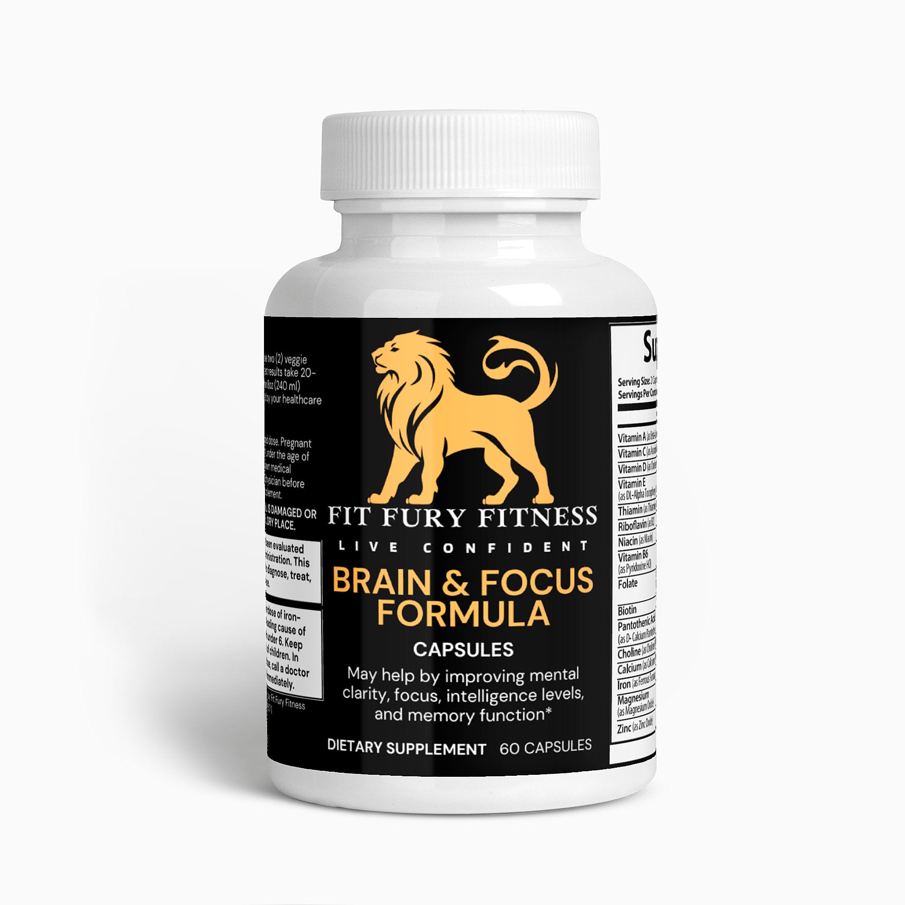 Brain & Focus Formula - Fit Fury Fitness