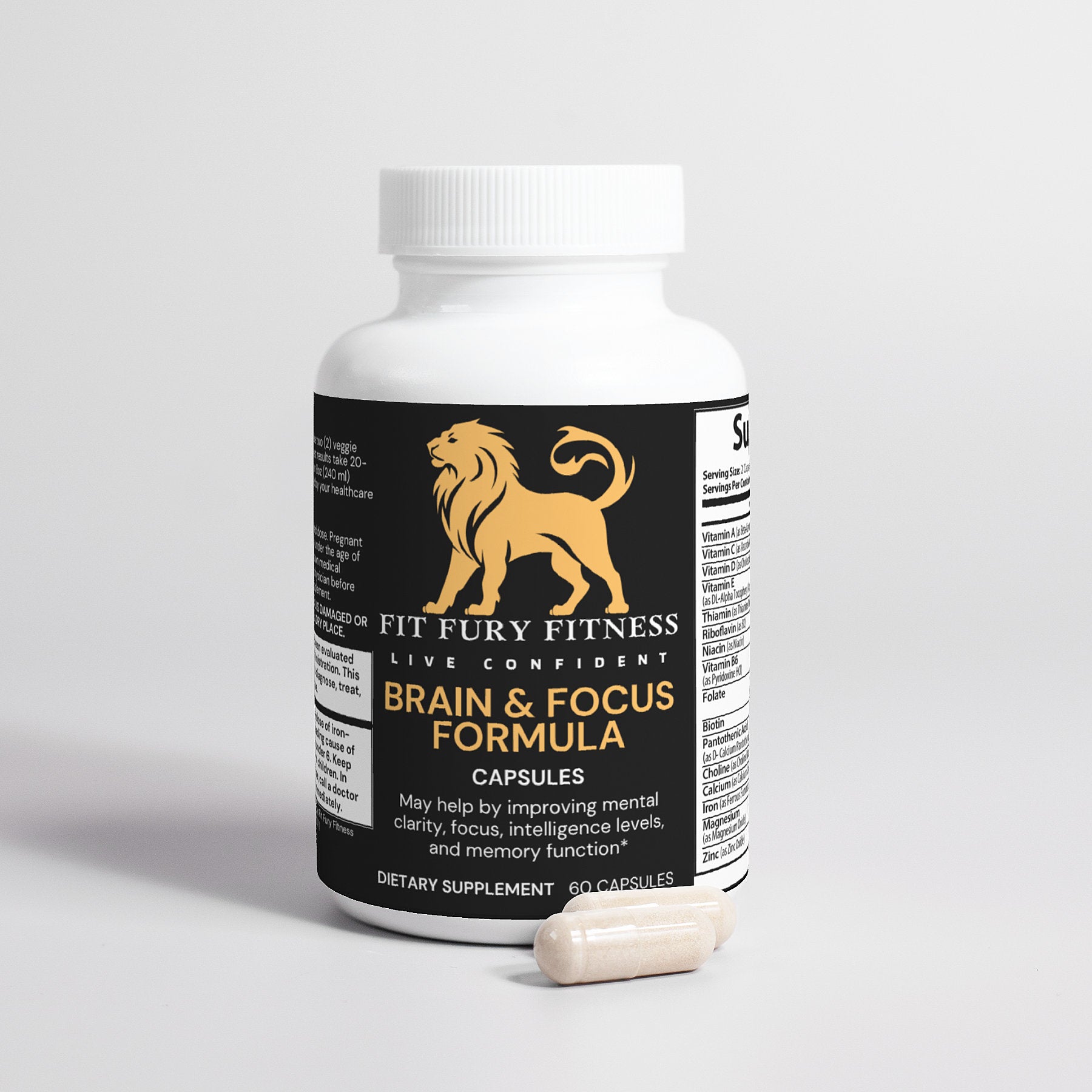 Brain & Focus Formula - Fit Fury Fitness