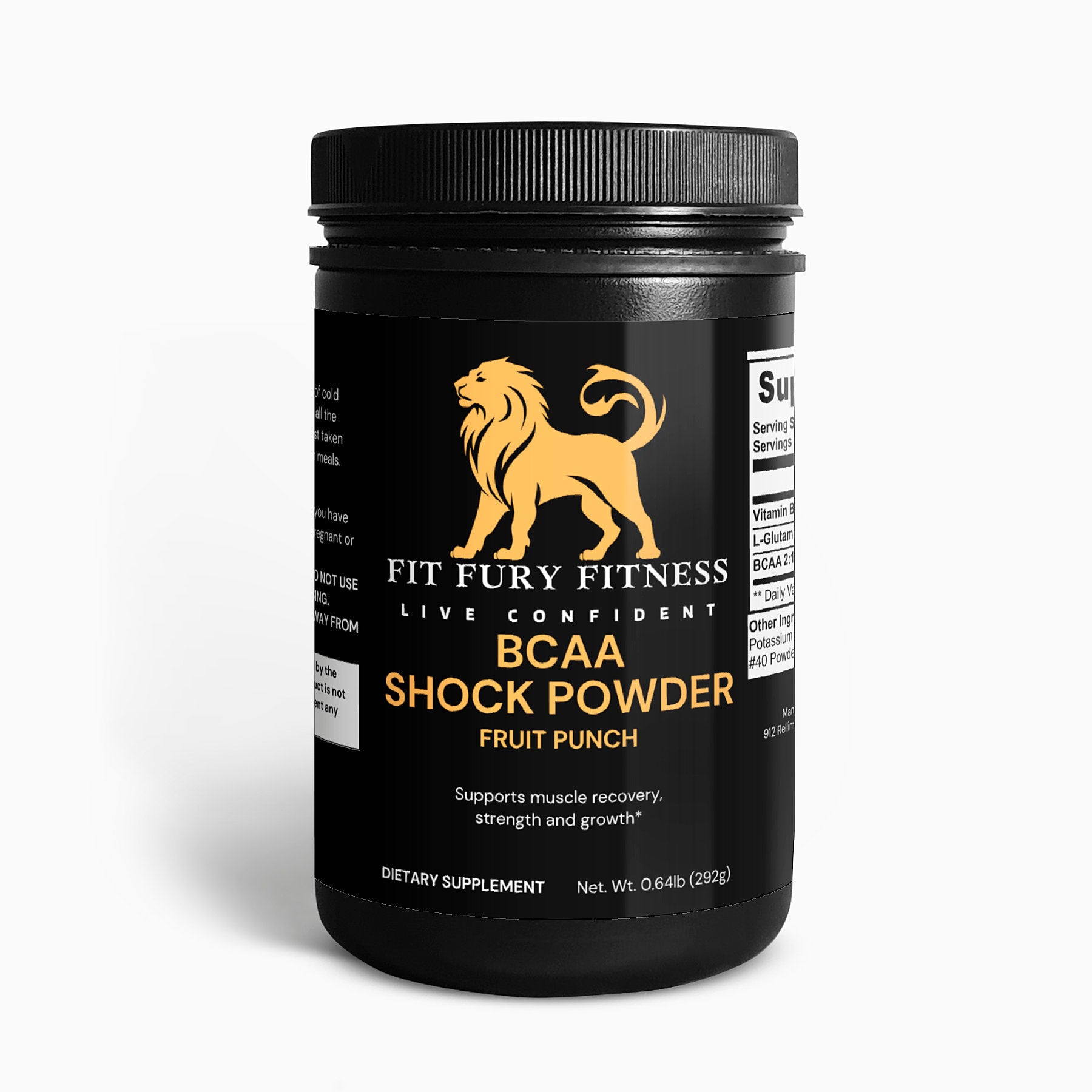 BCAA Shock Powder (Fruit Punch) - Fit Fury Fitness