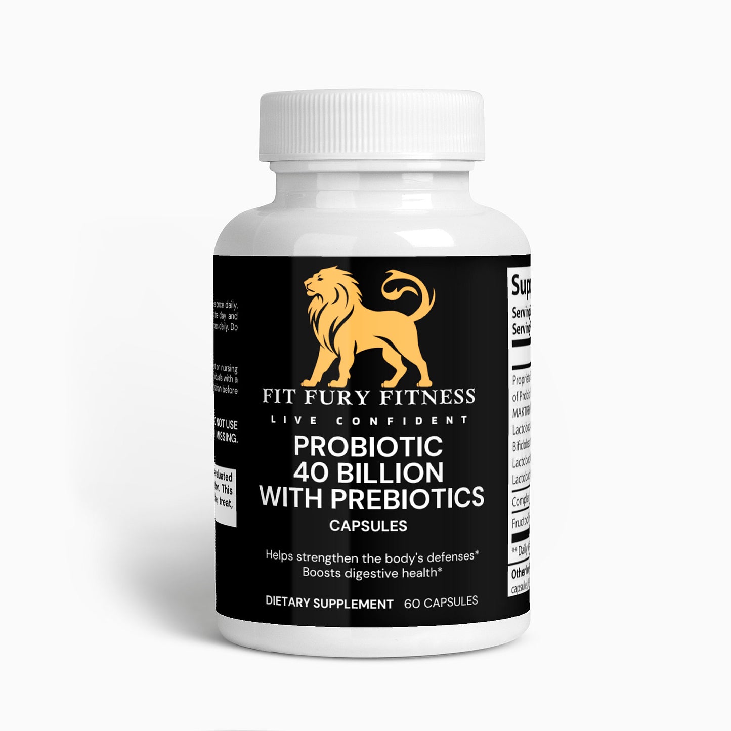 Probiotic 40 Billion with Prebiotics - Fit Fury Fitness