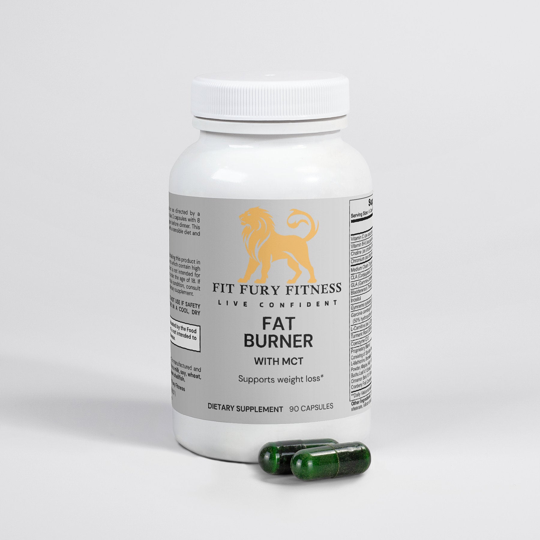 Fat Burner with MCT - Fit Fury Fitness