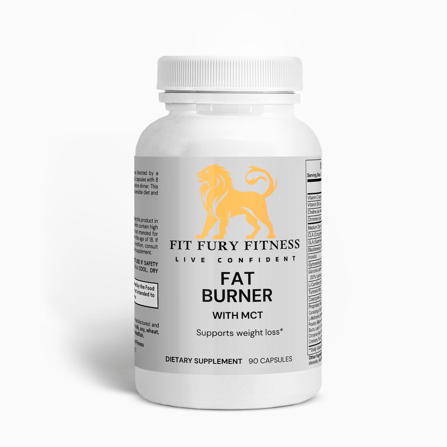 Fat Burner with MCT - Fit Fury Fitness