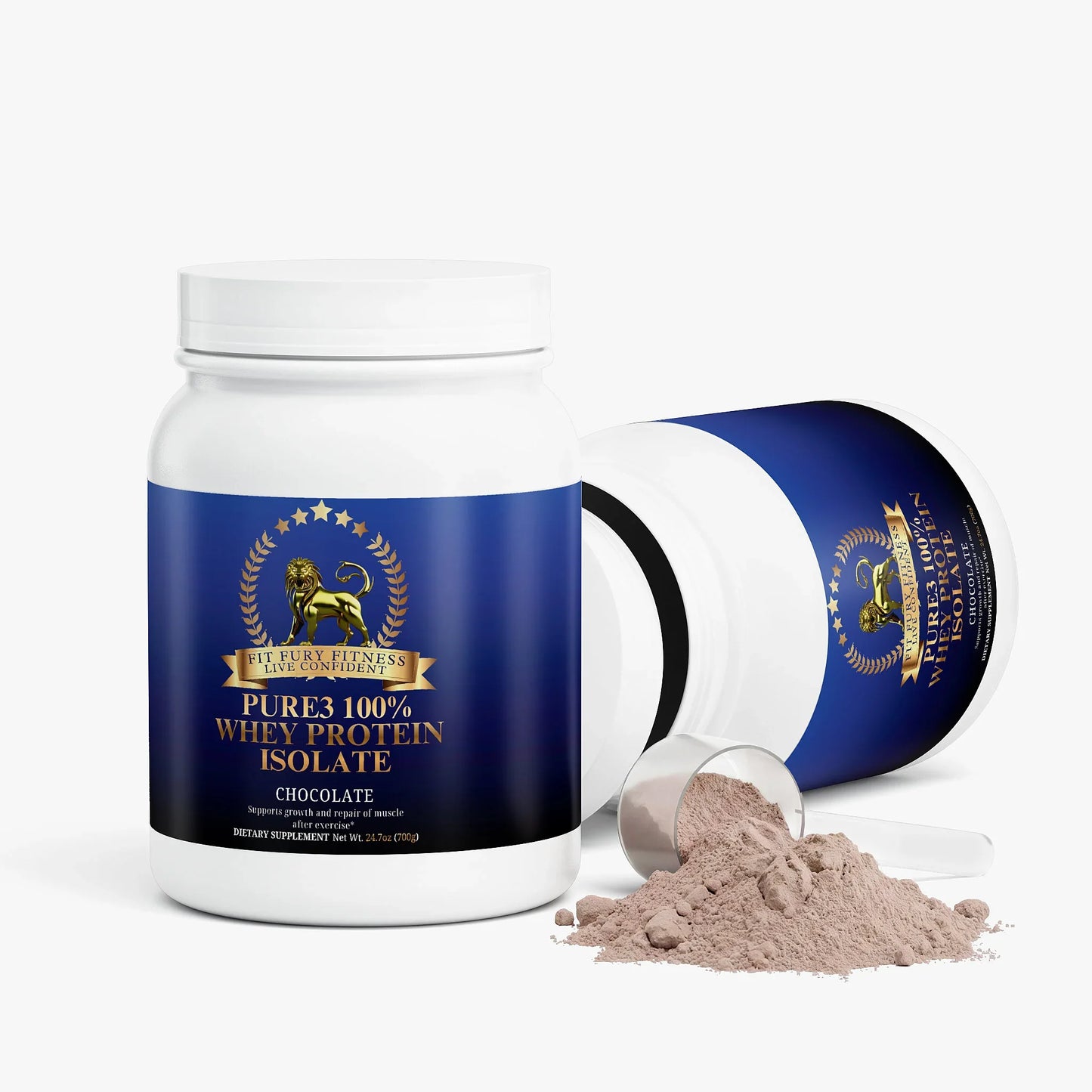 Pure3 100% Whey Protein Isolate (Chocolate)