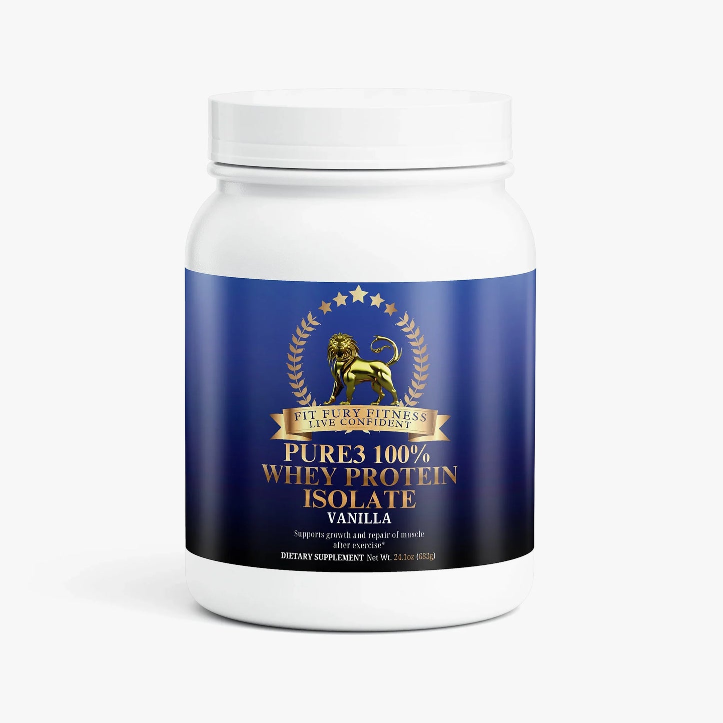 Pure3 100% Whey Protein Isolate (Vanilla)
