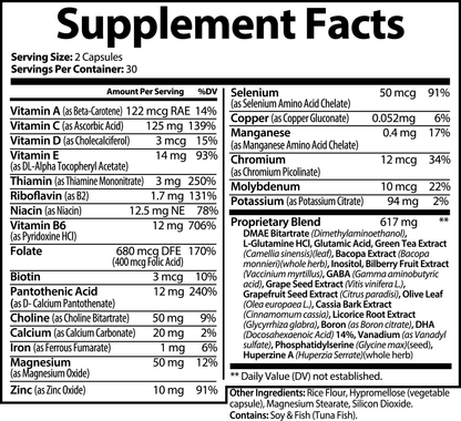 Brain & Focus Formula - Fit Fury Fitness