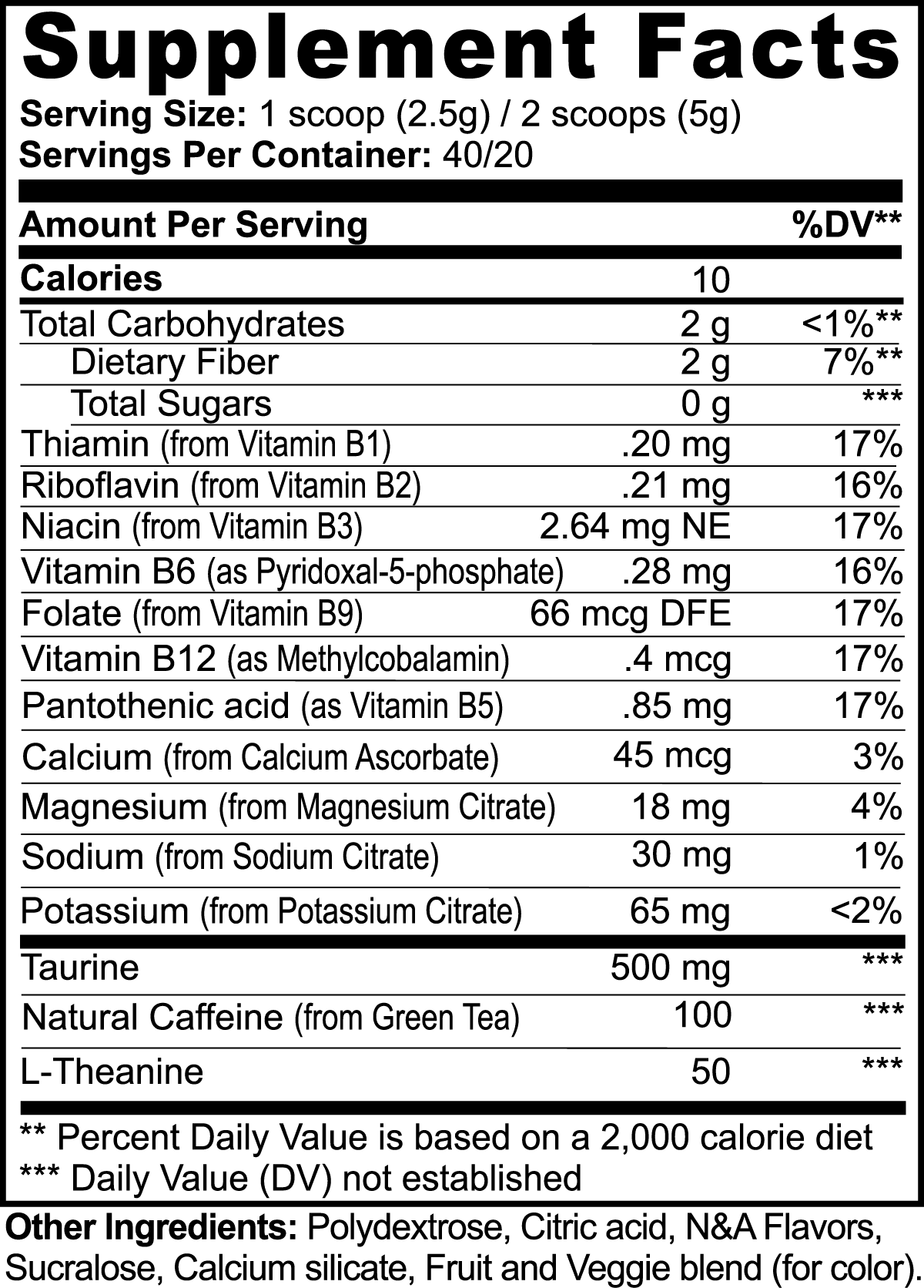 Pre Workout (Fruit Punch) - Fit Fury Fitness