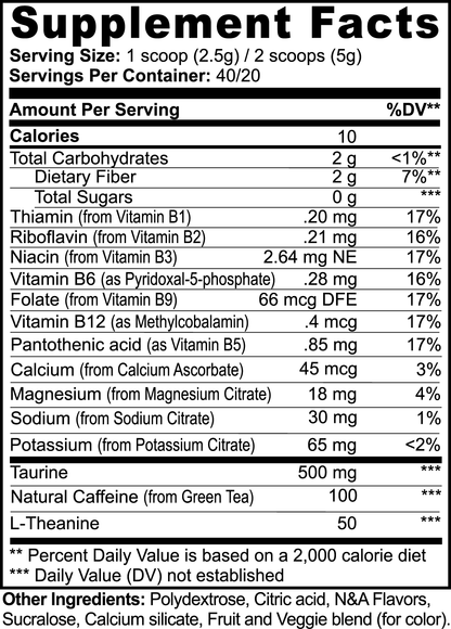 Pre Workout (Fruit Punch) - Fit Fury Fitness